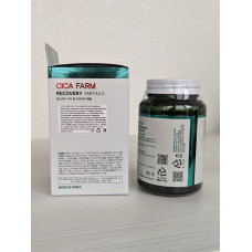 Сыворотка с центеллой азиатской FARMSTAY Cica Farm Recovery Ampoule 250мл
